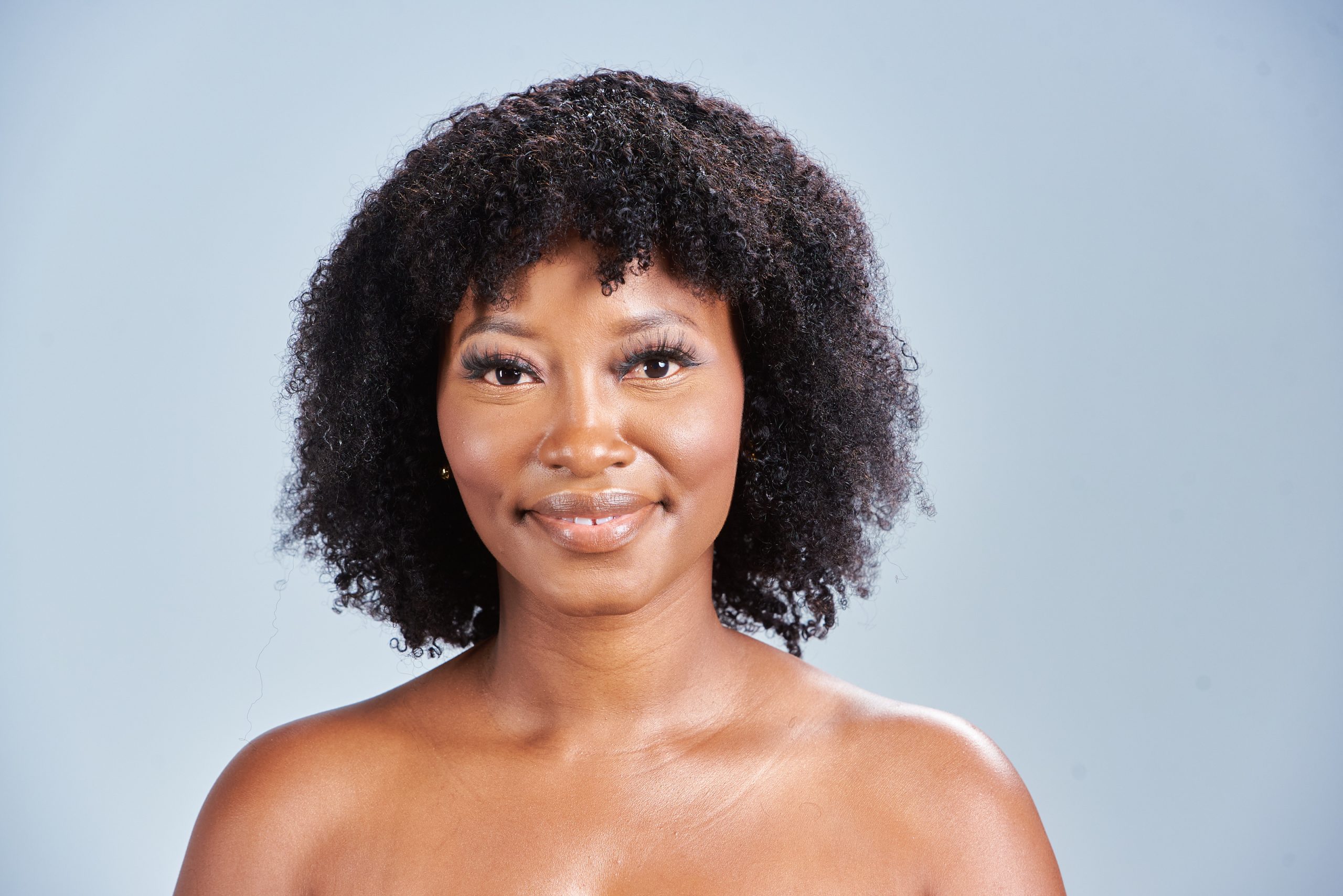 The Beautiful Market Mongolian Afro Kinky Wig front view